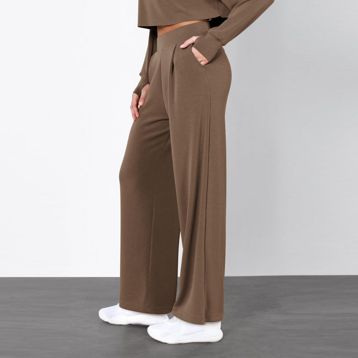 Emma | Elegant Hög Midja Byxor 3