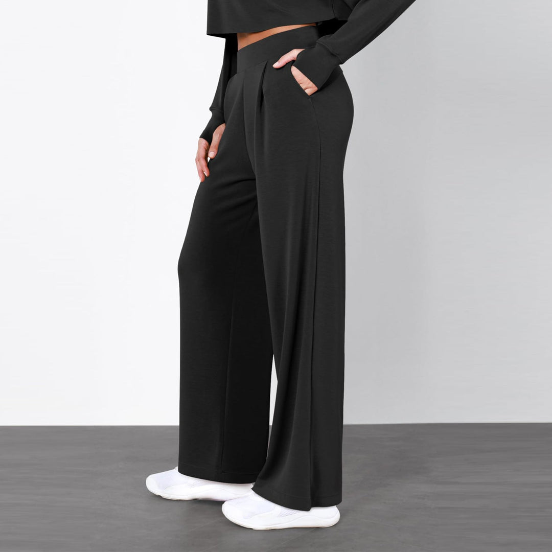 Emma | Elegant Hög Midja Byxor 4