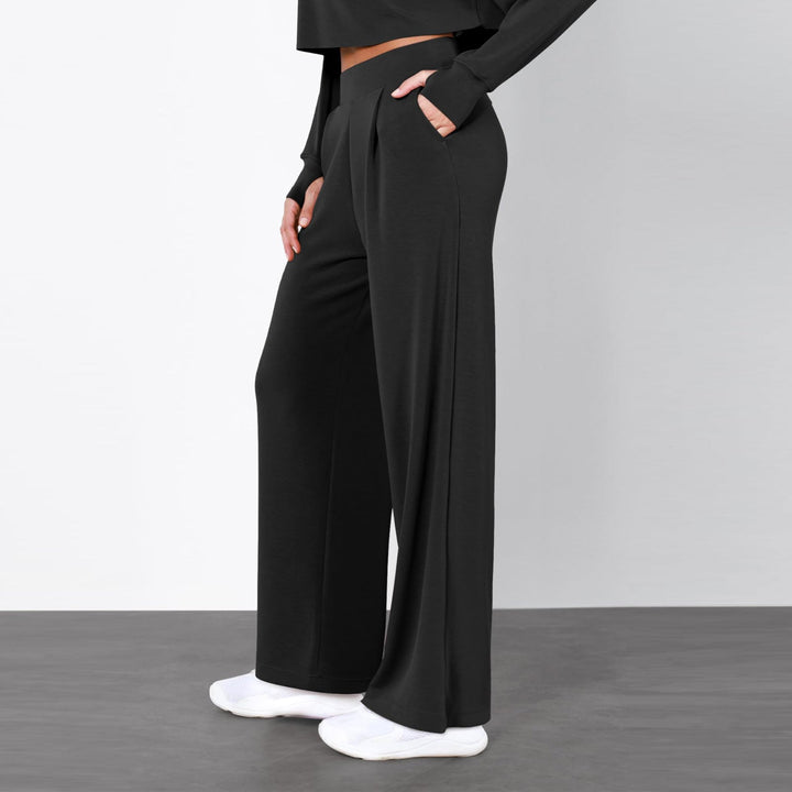 Emma | Elegant Hög Midja Byxor 4