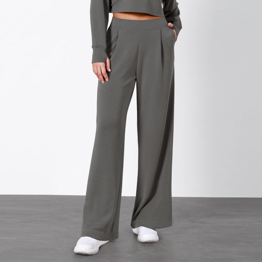 Emma | Elegant Hög Midja Byxor 6