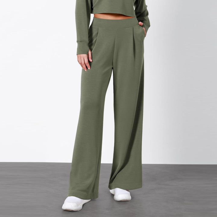 Emma | Elegant Hög Midja Byxor 7