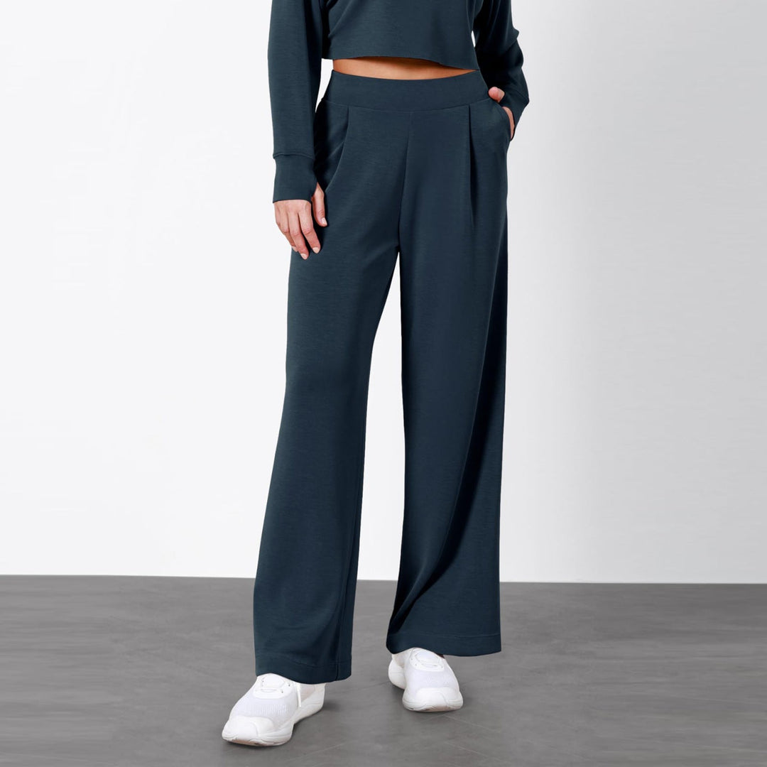 Emma | Elegant Hög Midja Byxor 8