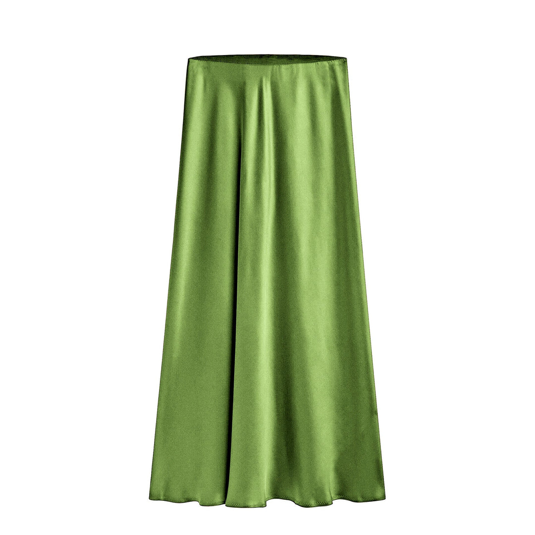 Emma | Elegant Hög Midja Kjol med Sned Slits 10