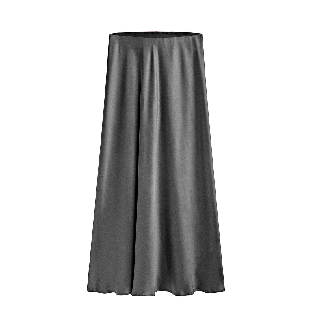 Emma | Elegant Hög Midja Kjol med Sned Slits 11