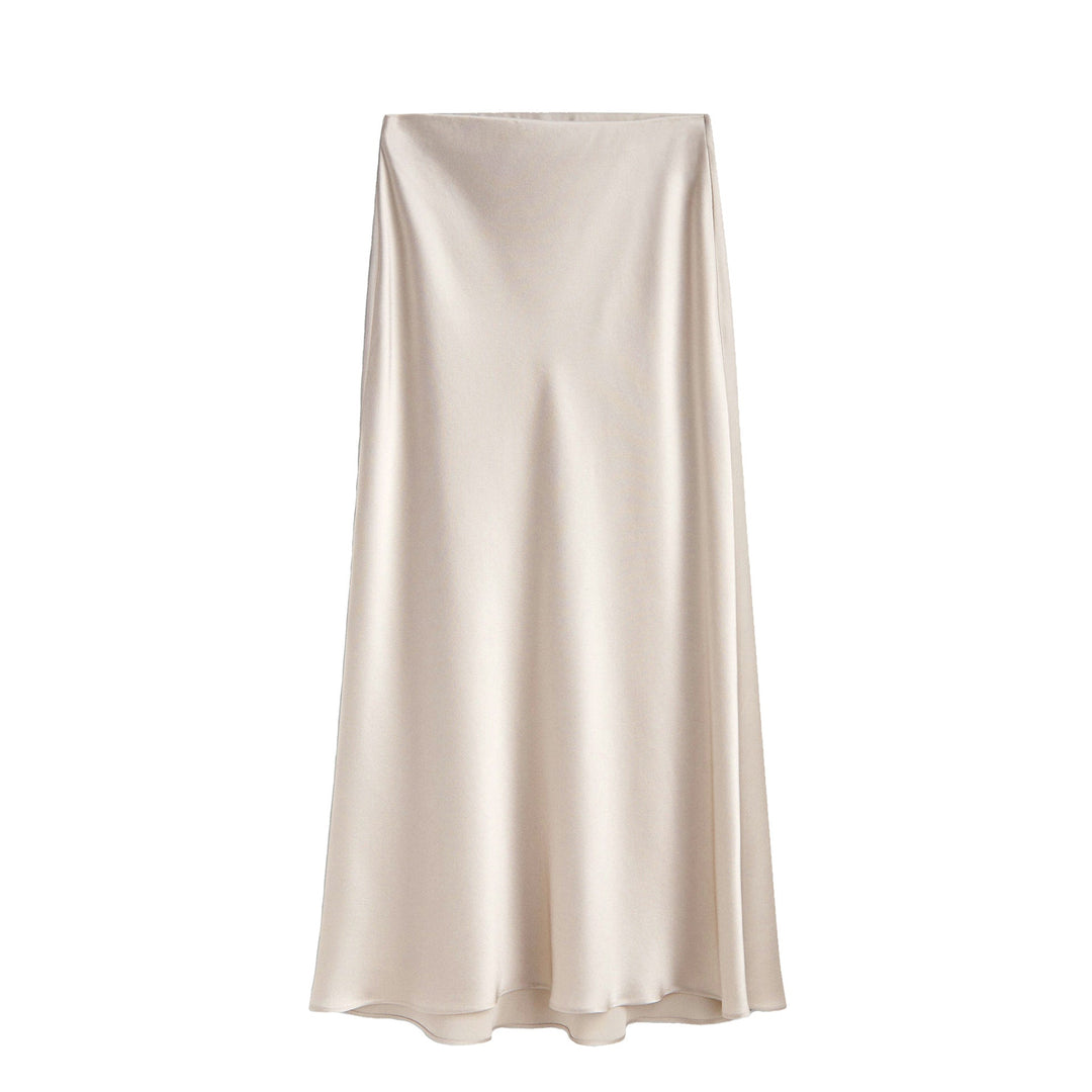 Emma | Elegant Hög Midja Kjol med Sned Slits 5