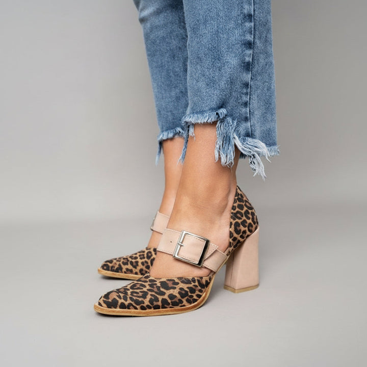 Emma | Elegant Högklackade Pumps med Spetsig Tå 0