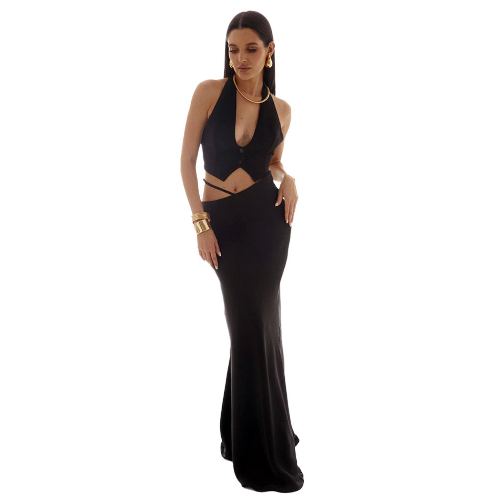 Emma | Elegant Lång Bodycon-Kjol med Urholkad Design 5