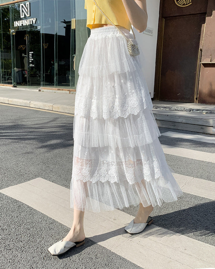 Emma | Elegant Lång Kjol med Hög Midja 3