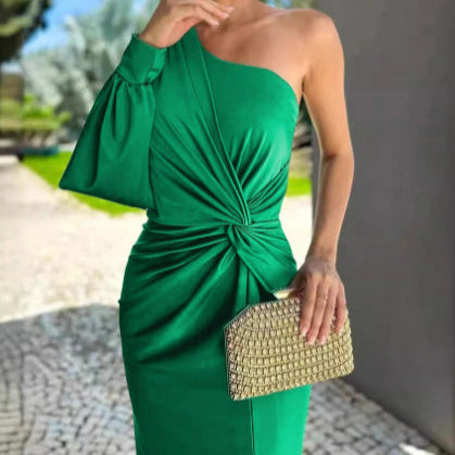 Emma | Elegant Lång Klänning med Sidoslits 4