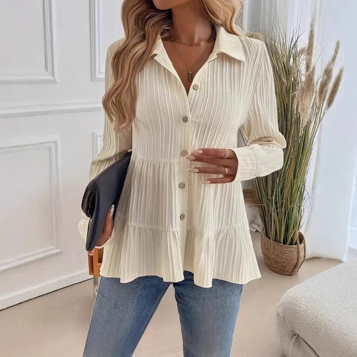 Emma | Elegant Långärmad Pullover Skjorta 1