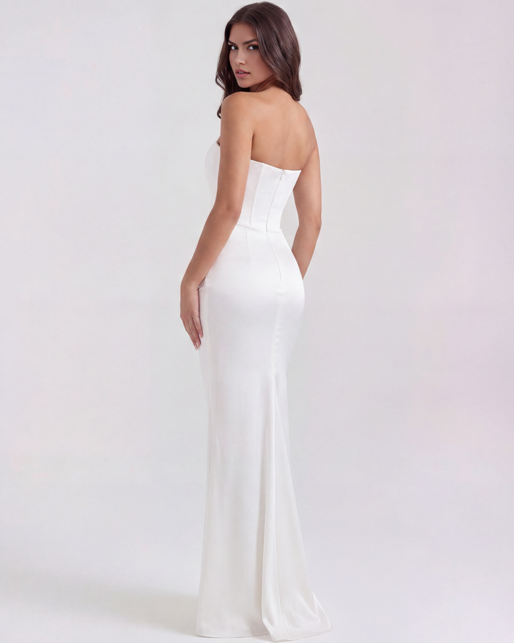 Emma | Elegant Stretch Crepe Klänning 4