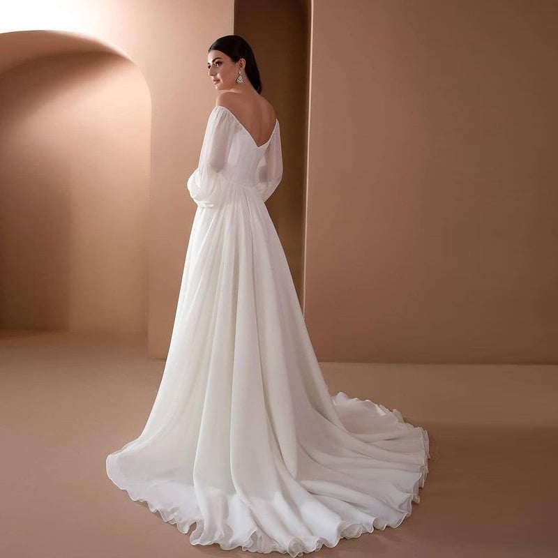 Emma | Elegant Vit Vårklänning med Smal Passform 2