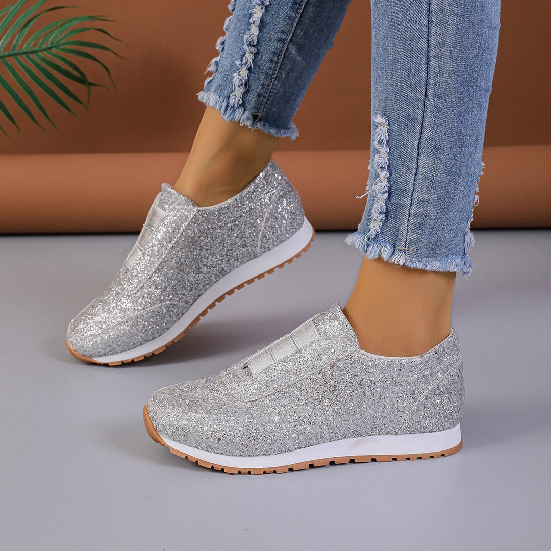 Emma | Glittrande Bekväma Slip-On-Skor 3