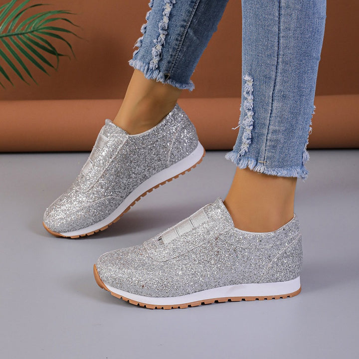 Emma | Glittrande Bekväma Slip-On-Skor 3