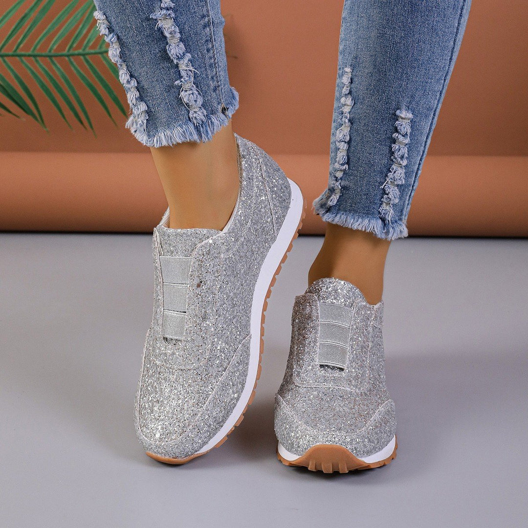 Emma | Glittrande Bekväma Slip-On-Skor 5