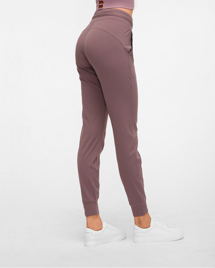 Emma | Hög Midja Stretchiga Yogabyxor 7
