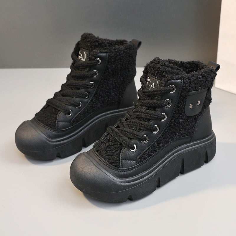 Emma | Hög Vinter Sneaker med Halkfri Sula 0