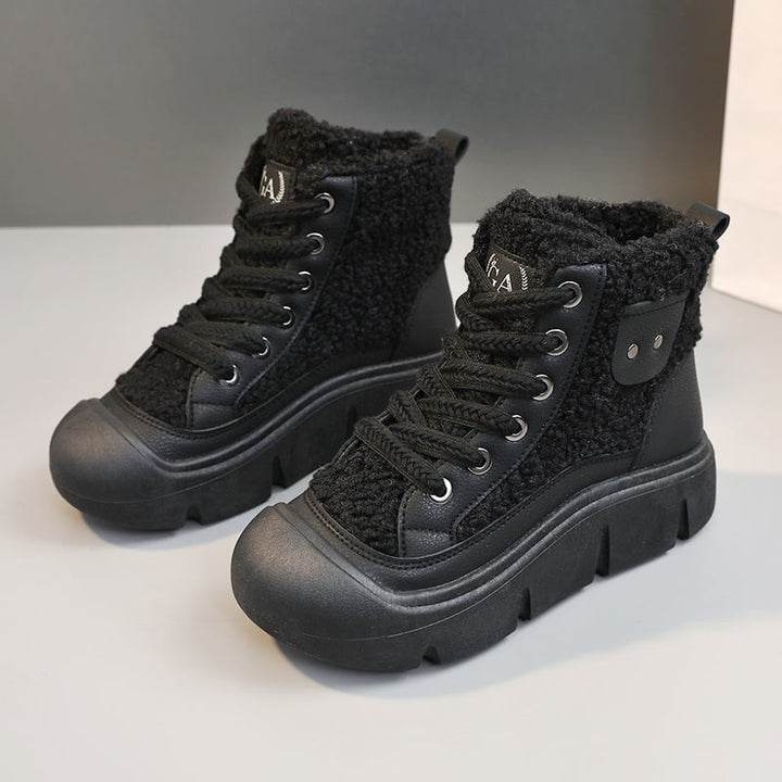 Emma | Hög Vinter Sneaker med Halkfri Sula 0
