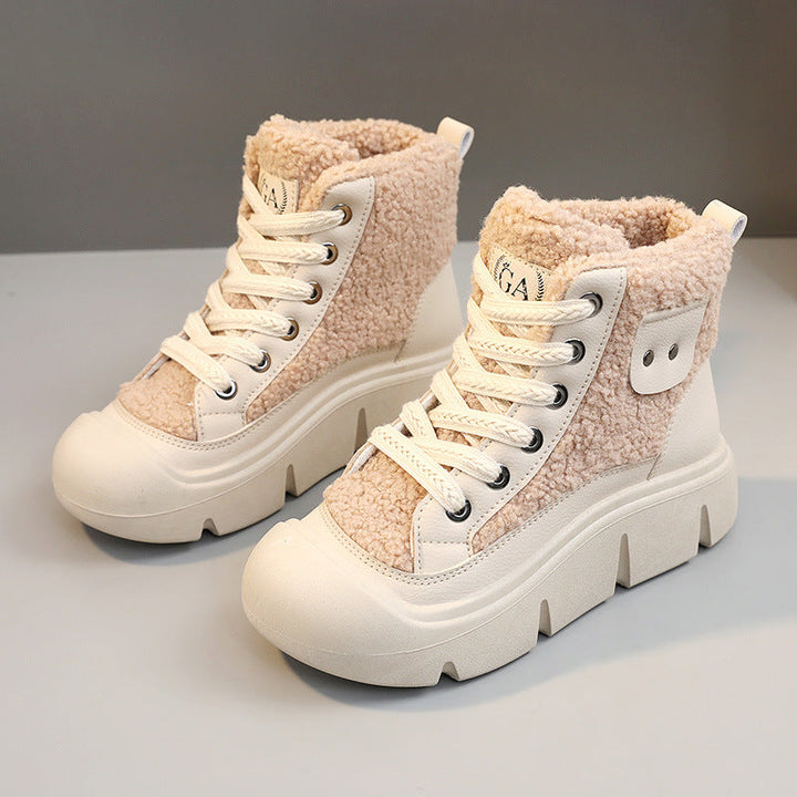 Emma | Hög Vinter Sneaker med Halkfri Sula 8