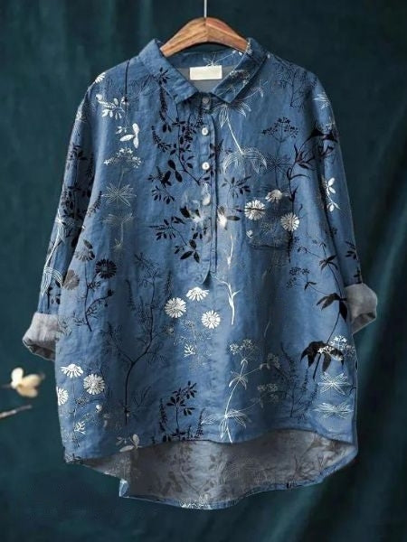 Emma | Lätt Blommig Sommarblus 14