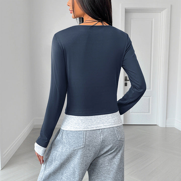 Emma | Modern Slim Fit Damtröja med Långa Ärmar 3