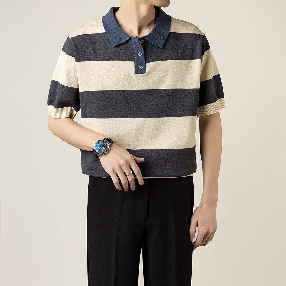 Emma | Randig Sommar Polotröja Slim Fit Dam 1