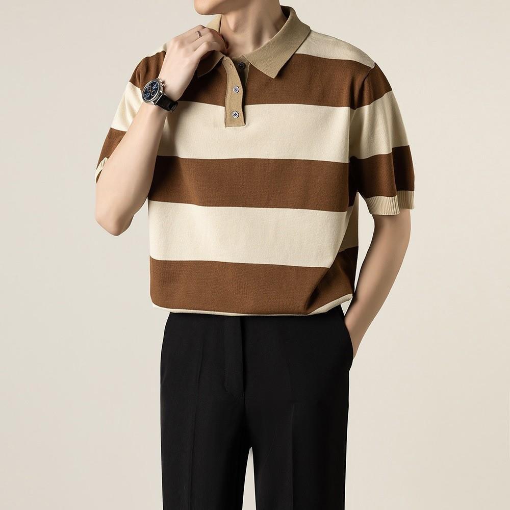 Emma | Randig Sommar Polotröja Slim Fit Dam 4