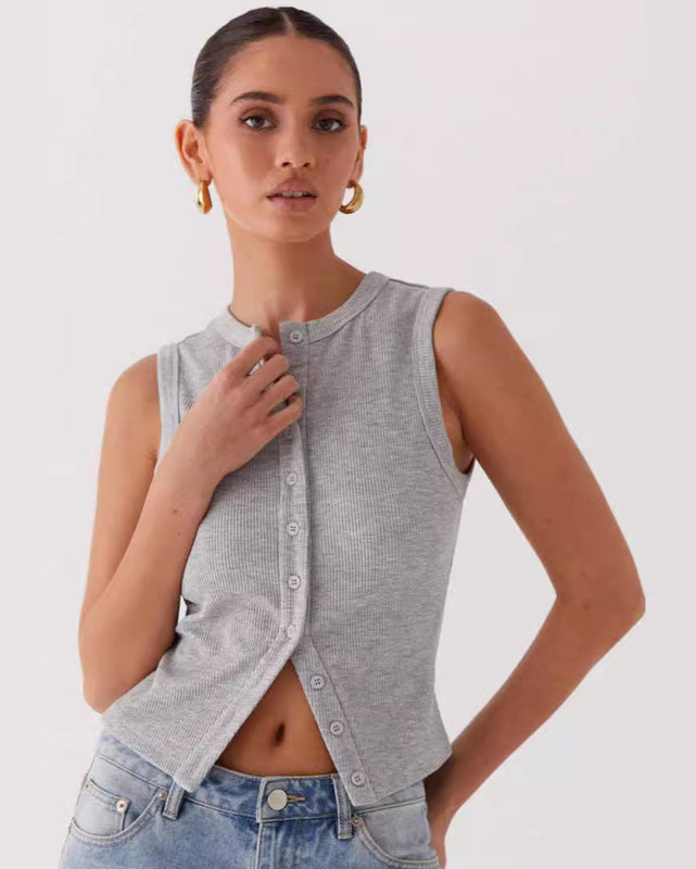 Emma | Slim Fit Ärmlös Väst för Kvinnor 2
