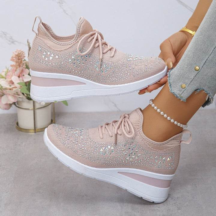 Emma | Stödjande Sneakers med Strassdetaljer 4