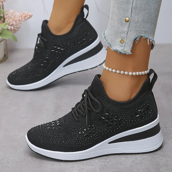 Emma | Stödjande Sneakers med Strassdetaljer 6