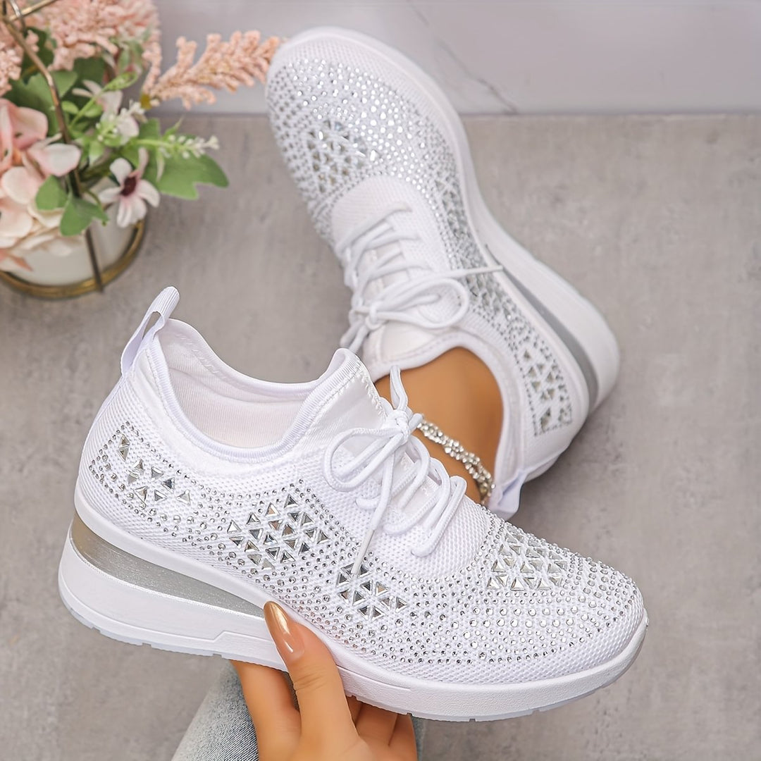 Emma | Stödjande Sneakers med Strassdetaljer 8