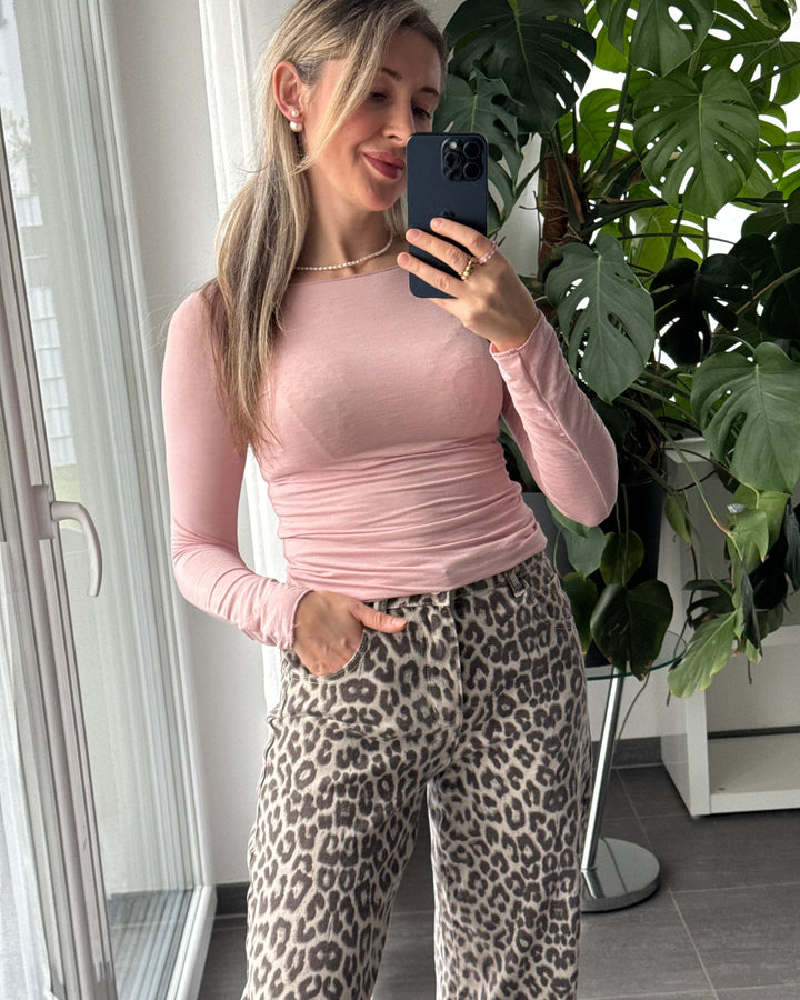 Emma | Stretchig Långärmad Topp för Kvinnor 1