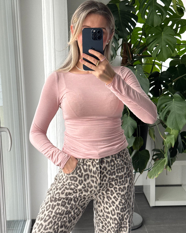 Emma | Stretchig Långärmad Topp för Kvinnor 2