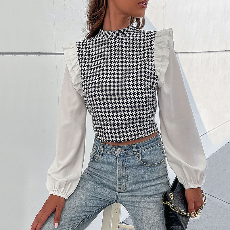 Emma | Trendig Cropped Långärmad Topp 2