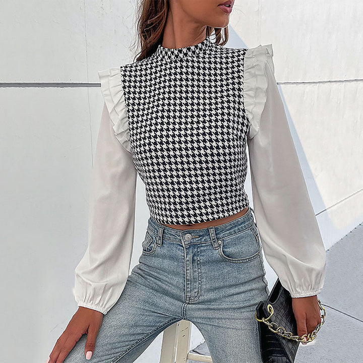 Emma | Trendig Cropped Långärmad Topp 2