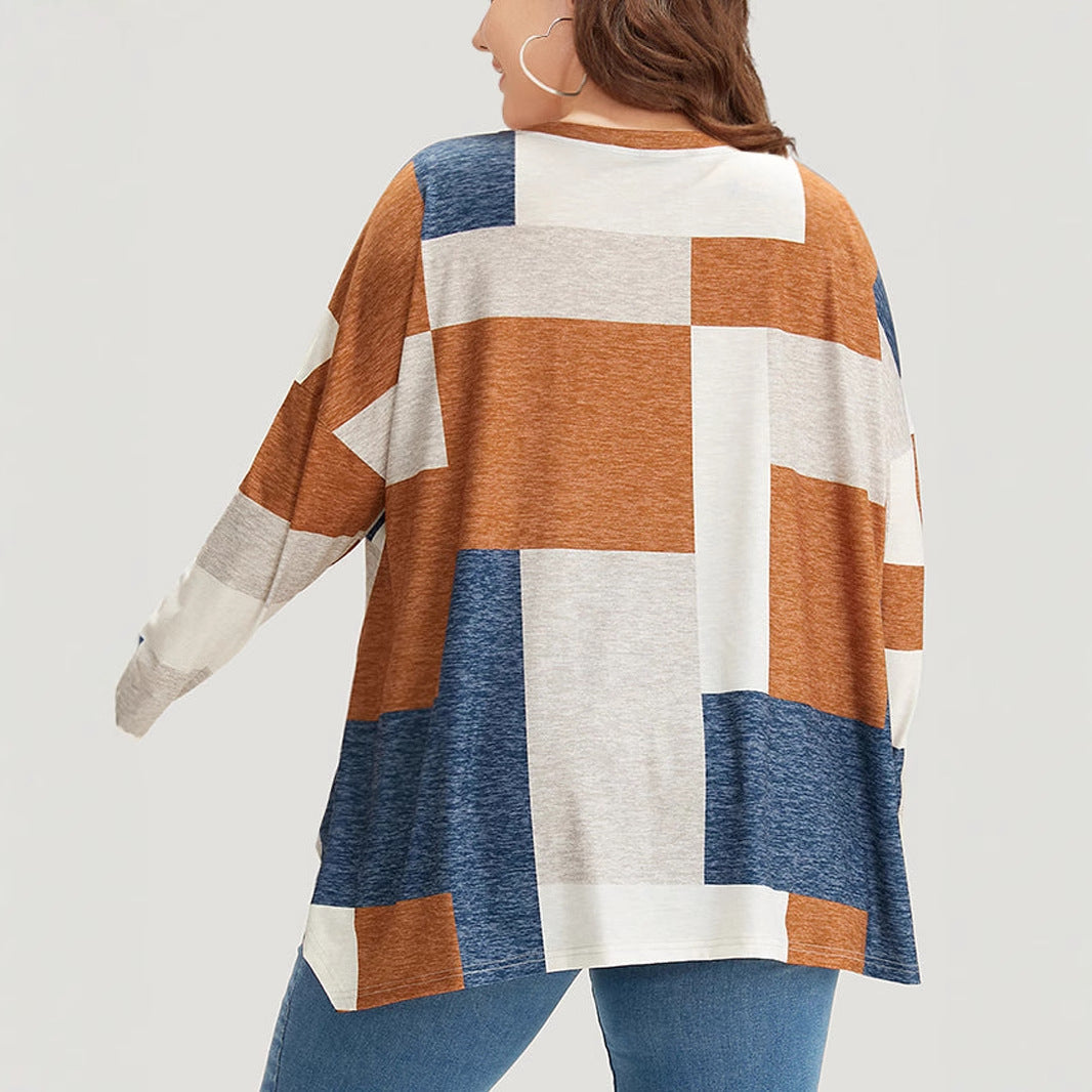 Emma | Trendig Plus Size Långärmad T-Shirt 2