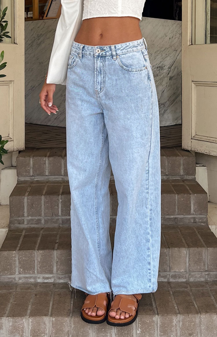 Emma | Trendiga Vida Boyfriend-jeans med Rå Kant 0