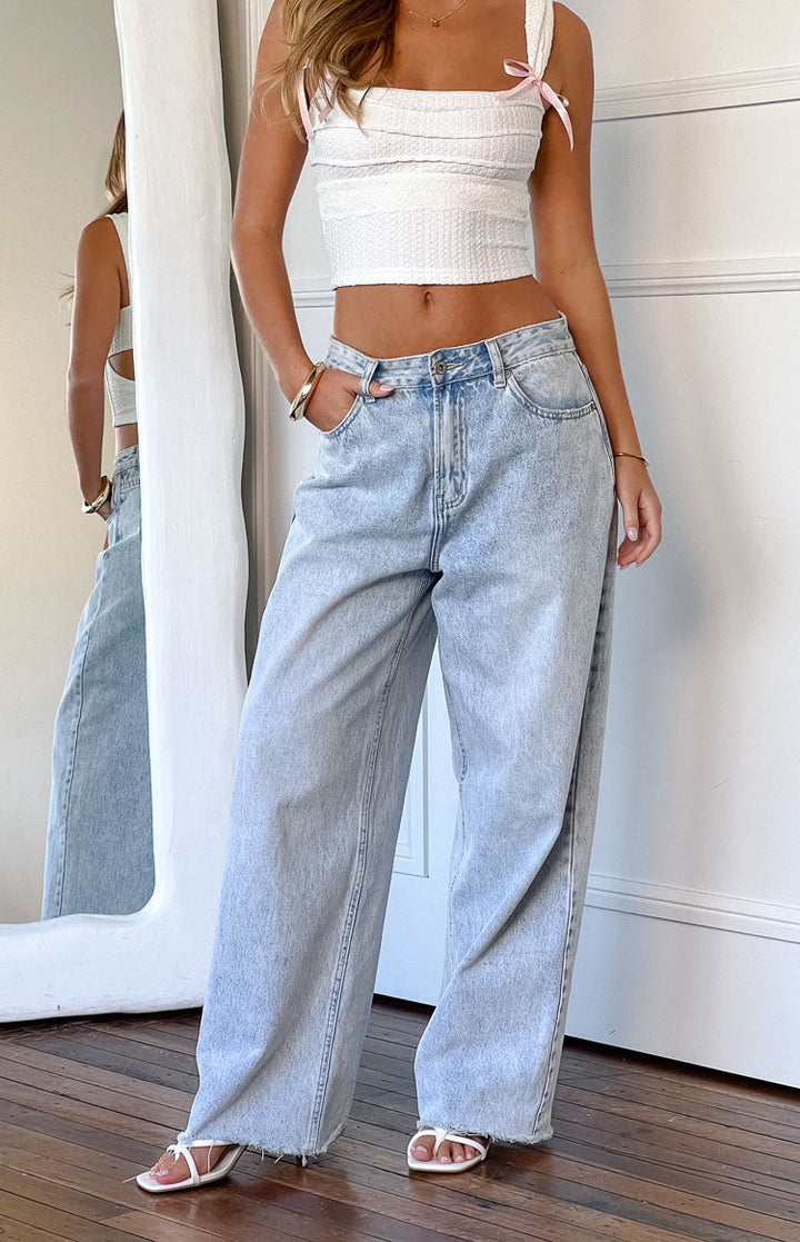 Emma | Trendiga Vida Boyfriend-jeans med Rå Kant 7