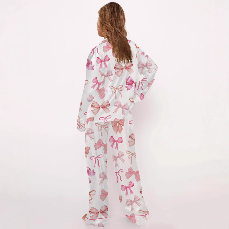 Emma | Tryckt Vårpyjamas Set med Lång Ärmar 2