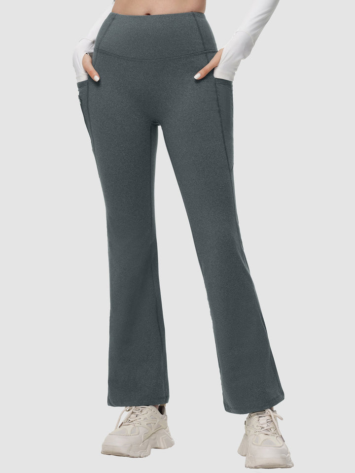 Emma | Varm Vinterhög Midja Bootcut Byxor 5