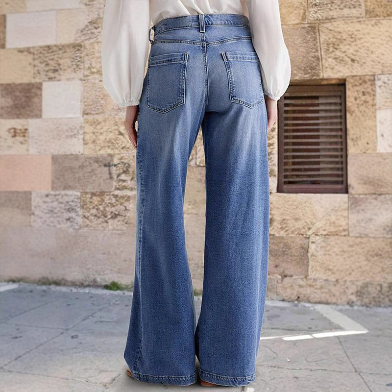 Emma | Vintage Hög Midja Vida Ben Jeans 2