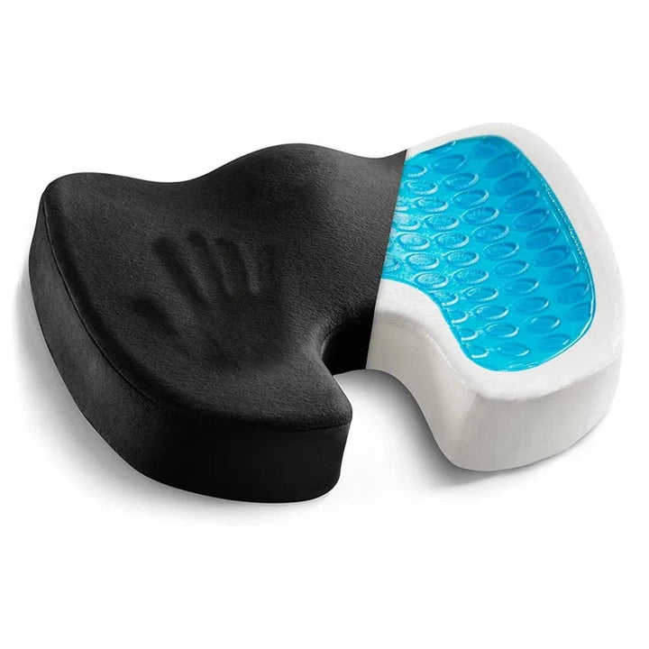 Ergonomisk Sittkudde med Memory Foam för Bättre Hållning | Andningsbar och Mobil Design för Komfort och Avlastning 1