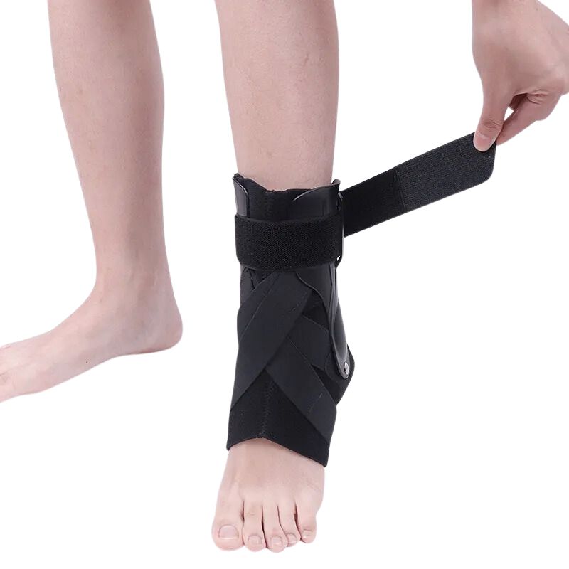 Ergonomiskt Fotledsskydd med Stabiliserande Skenor för Snabbare Läkning | Justerbara Band för Optimal Passform 1