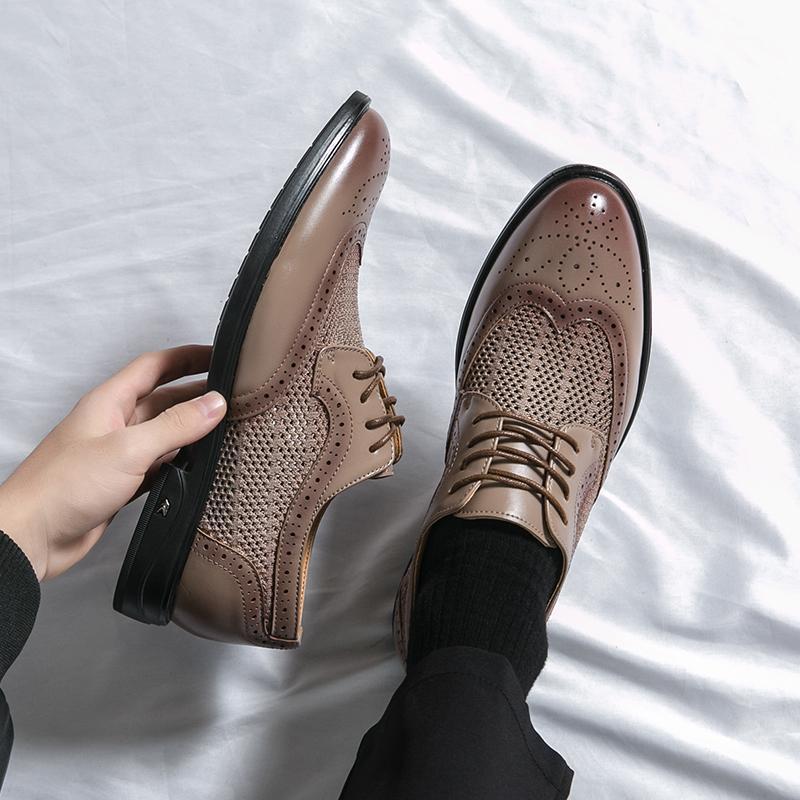 Ethan | Andningsbara Slip-On Skor för Affärsbruk 0