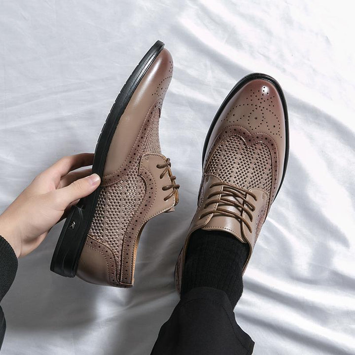 Ethan | Andningsbara Slip-On Skor för Affärsbruk 0