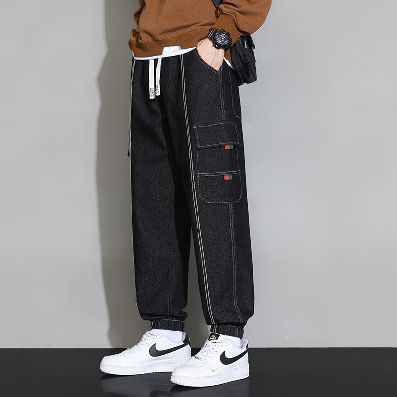 Ethan | Arbetsinspirerade Lätta Jeans Herr 0