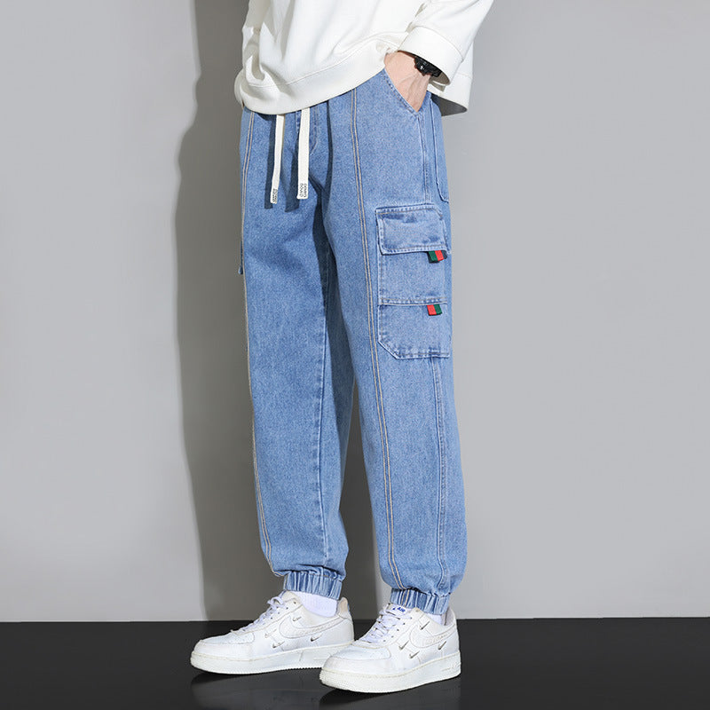 Ethan | Arbetsinspirerade Lätta Jeans Herr 5