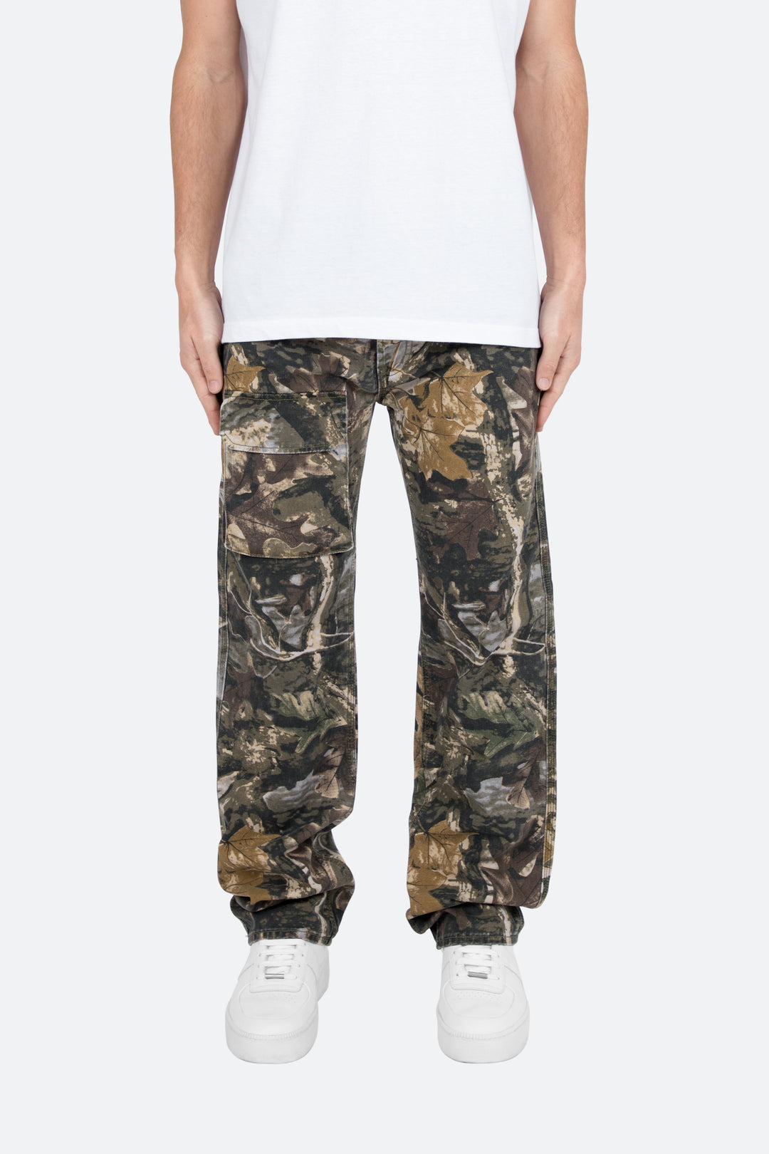 Ethan | Avslappnad Baggy Hunter Camo Jeans med Vintagetvätt 1