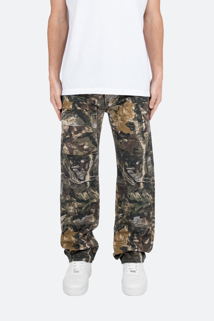 Ethan | Avslappnad Baggy Hunter Camo Jeans med Vintagetvätt 2