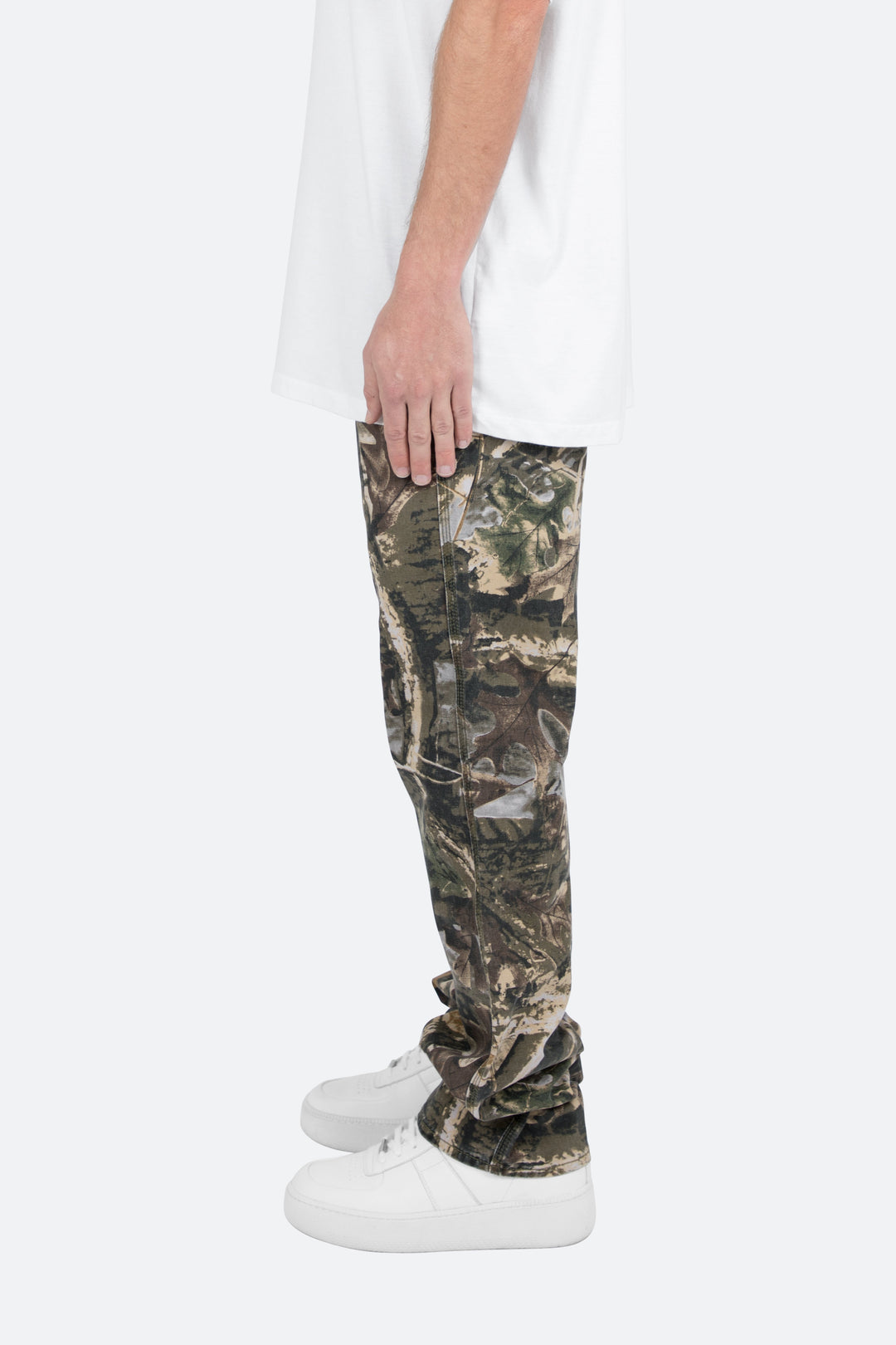 Ethan | Avslappnad Baggy Hunter Camo Jeans med Vintagetvätt 4